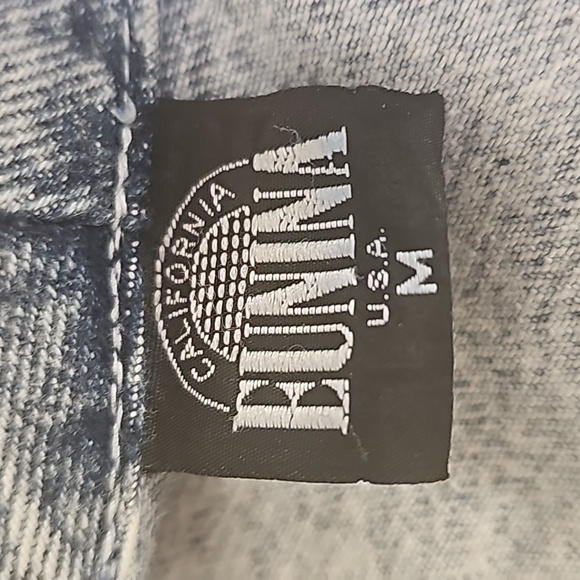 Eunina vtg 80s long jean denim jacket Southwestern artwork Native made in USA - Picture 11 of 14